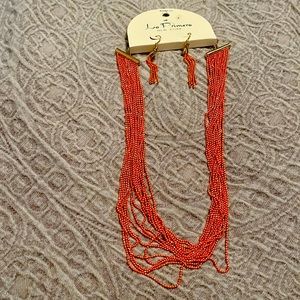 Brand new earrings and necklace set